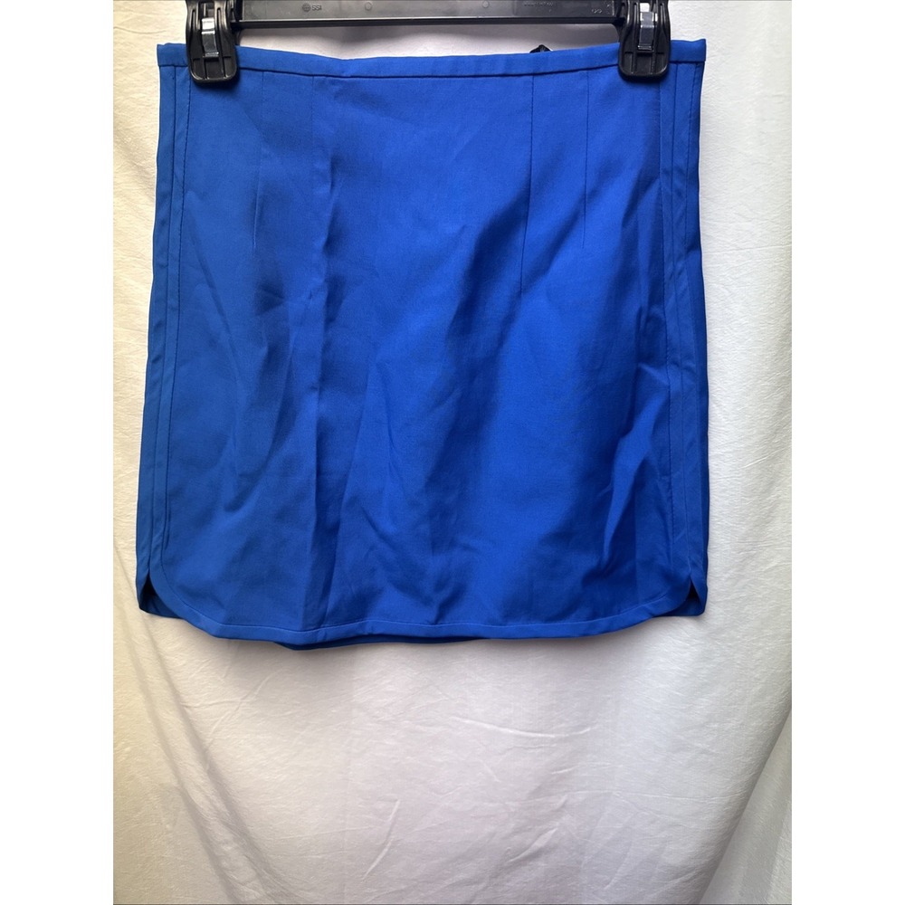 Zara Cobalt Blue Mini Skirt Size XS Womens NWT Preppy Summer Structured